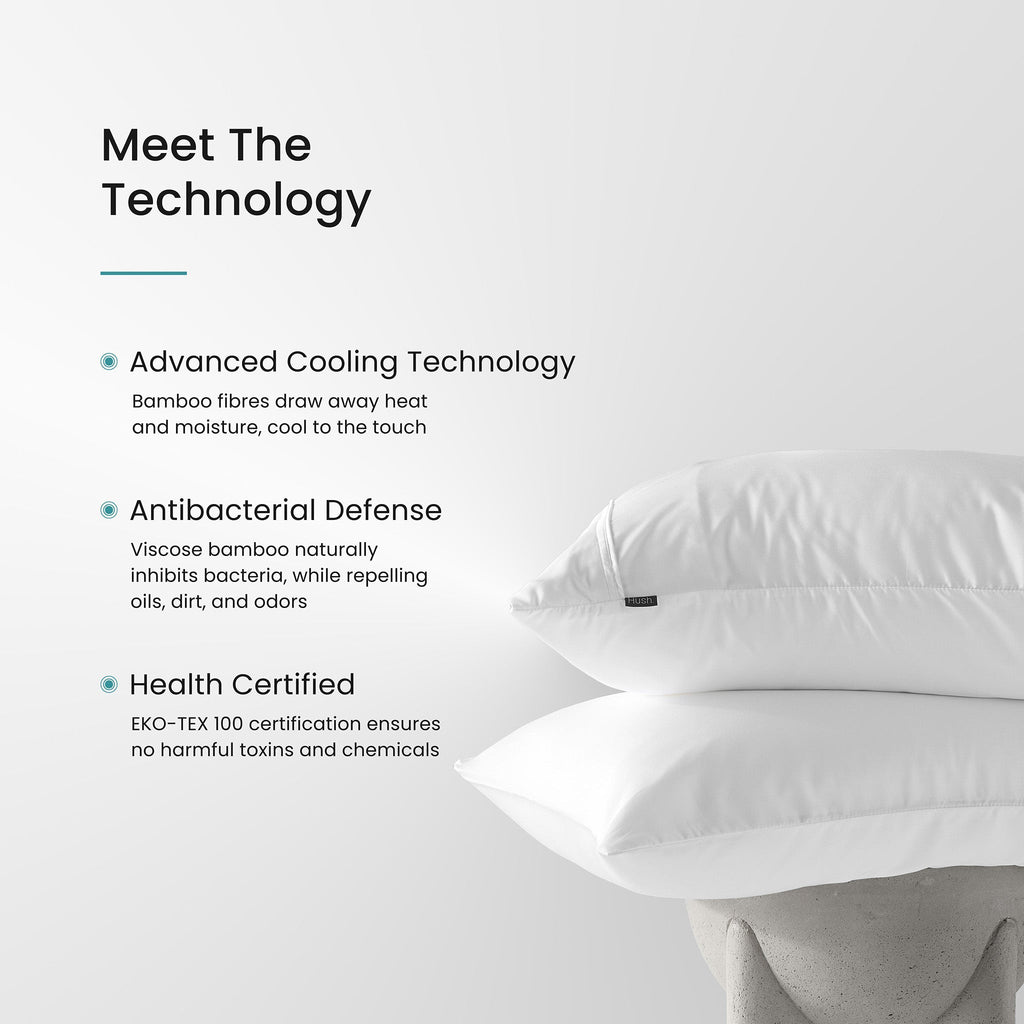 Iced Cooling Bamboo Pillowcase Set