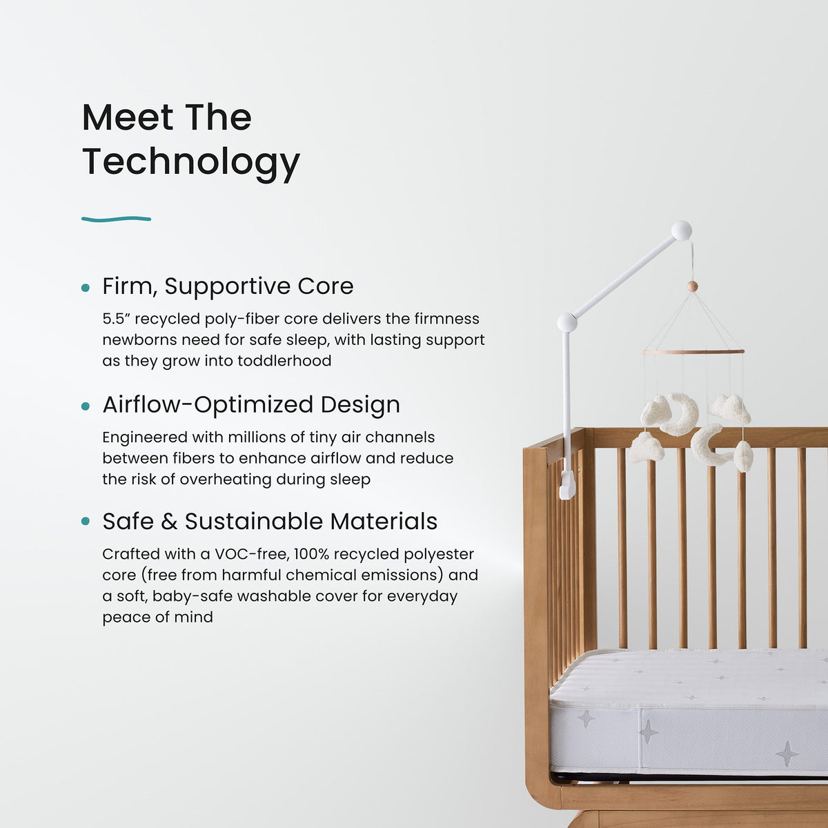 Hush Little Baby Breathable Crib Mattress
