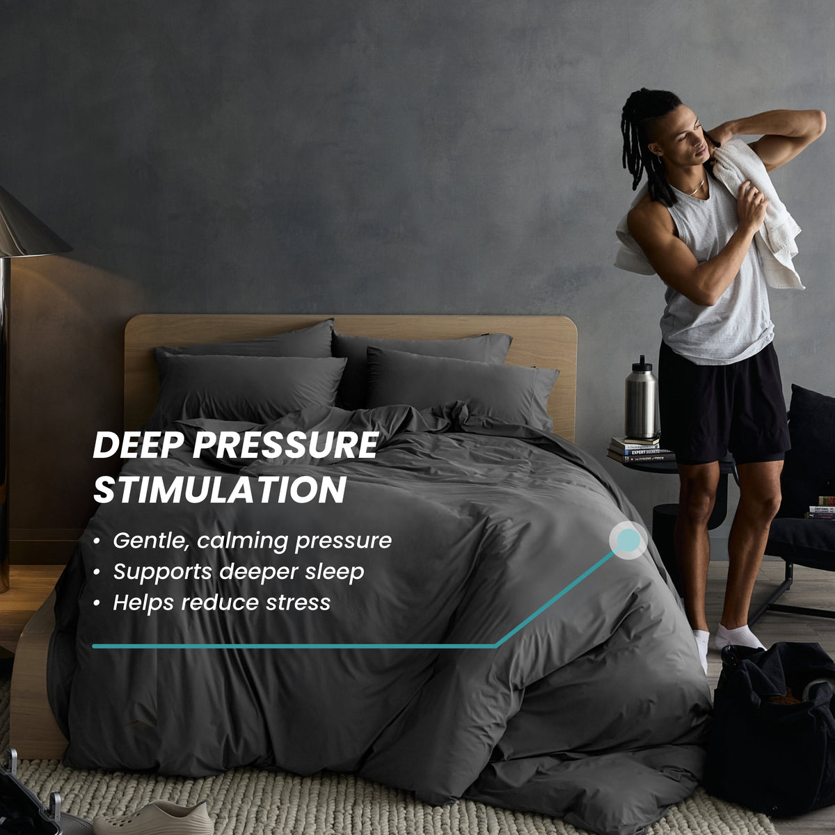 Graph-Iced Ultra Cold Performance Weighted Blanket