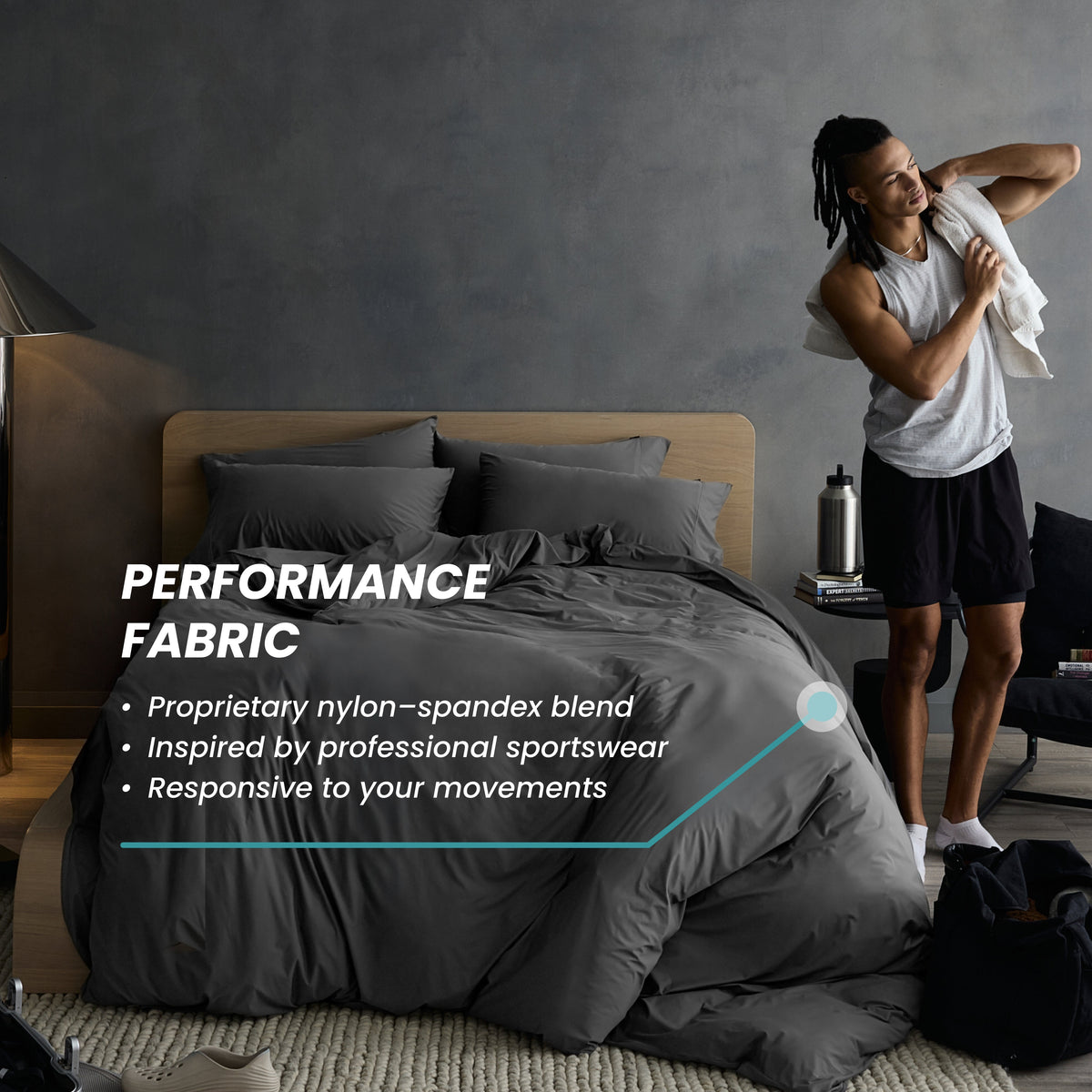 Graph-Iced Bedding & Topper Bundle