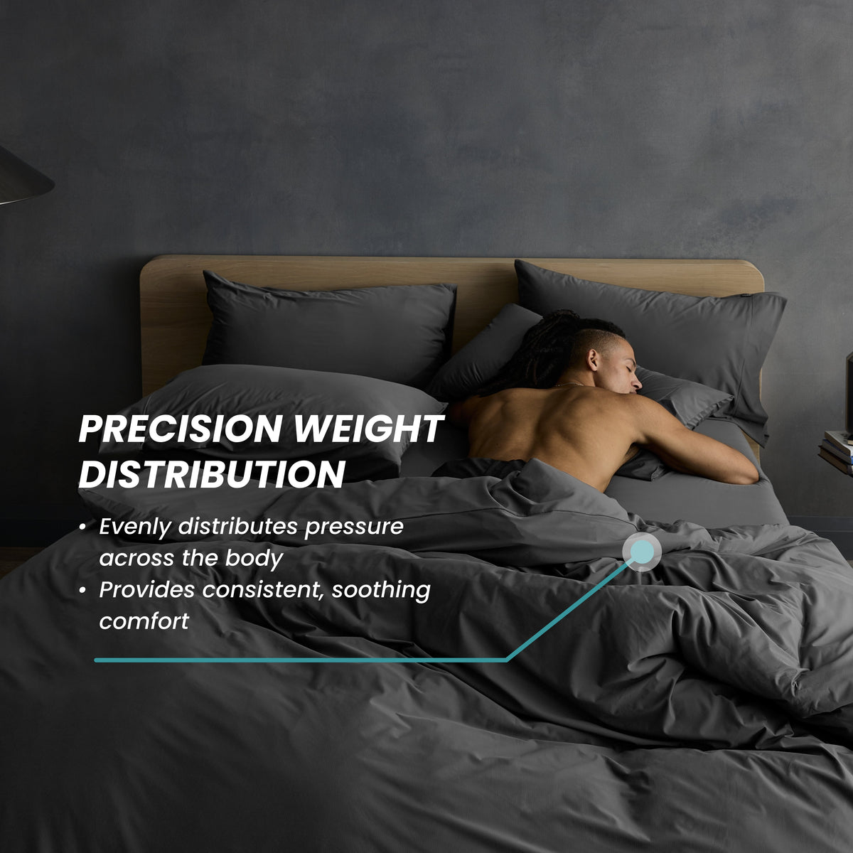 Graph-Iced Ultra Cold Performance Weighted Blanket