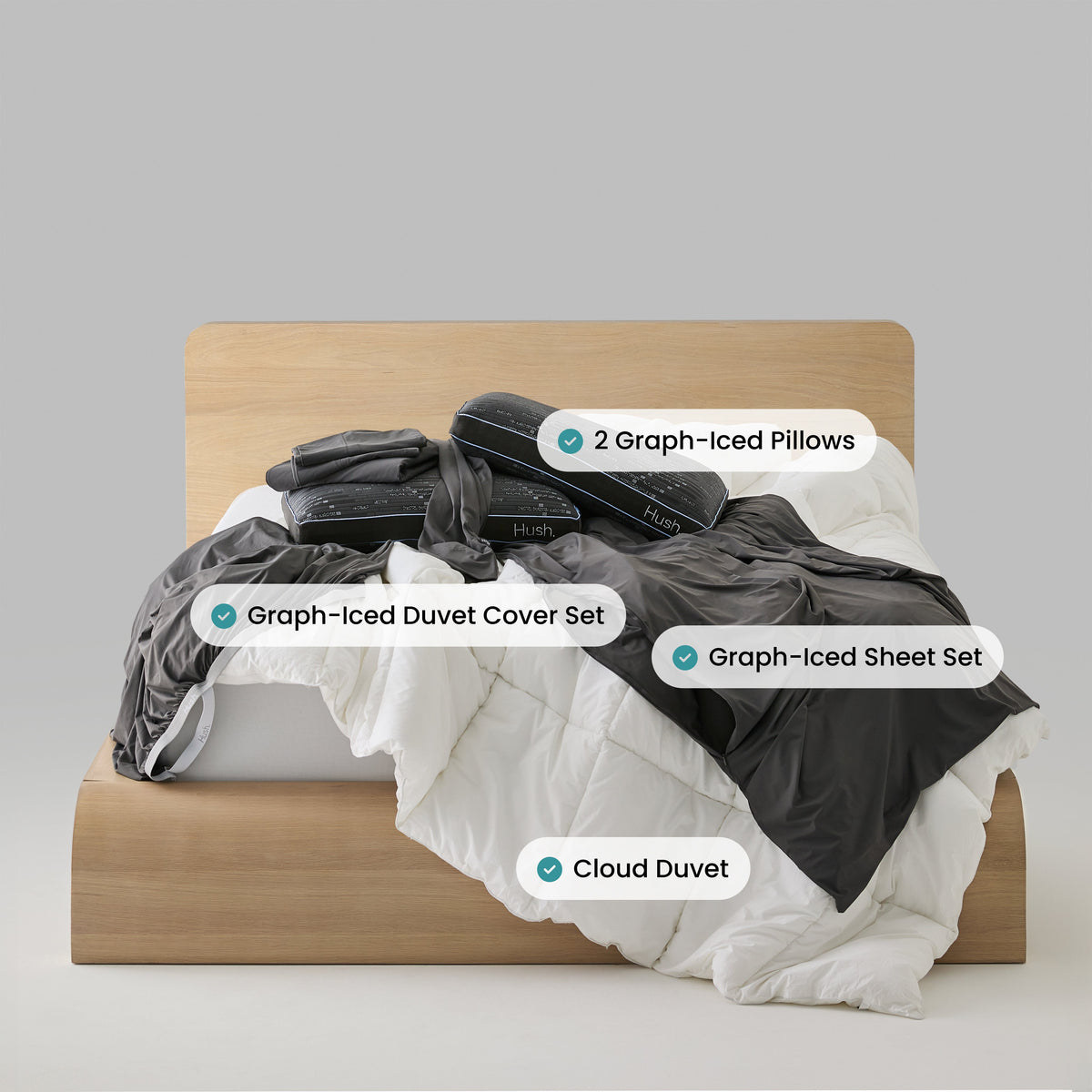 Graph-Iced All-In-One Bedding Bundle