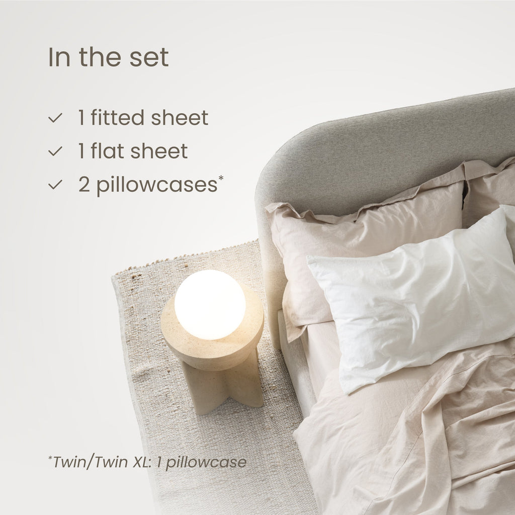 Cloud Relaxed Weave Sheet Set