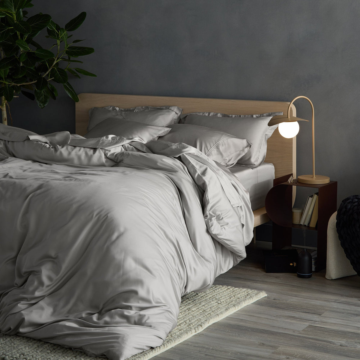 Iced Cooling Bamboo Duvet Cover Set