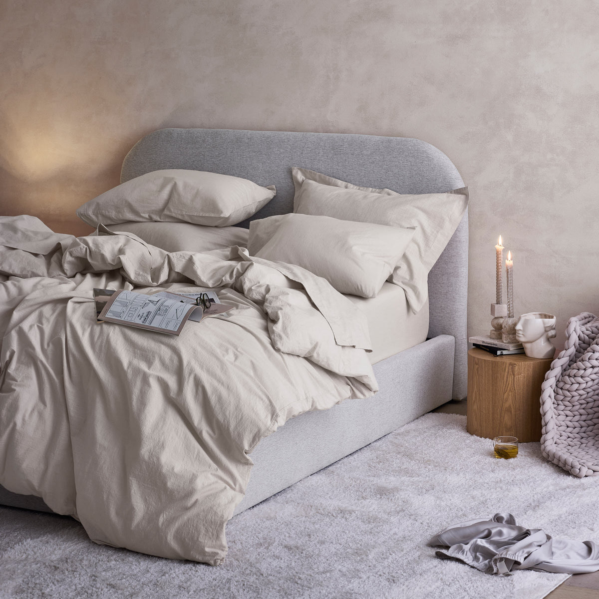 Cloud Relaxed Weave Sheet Set