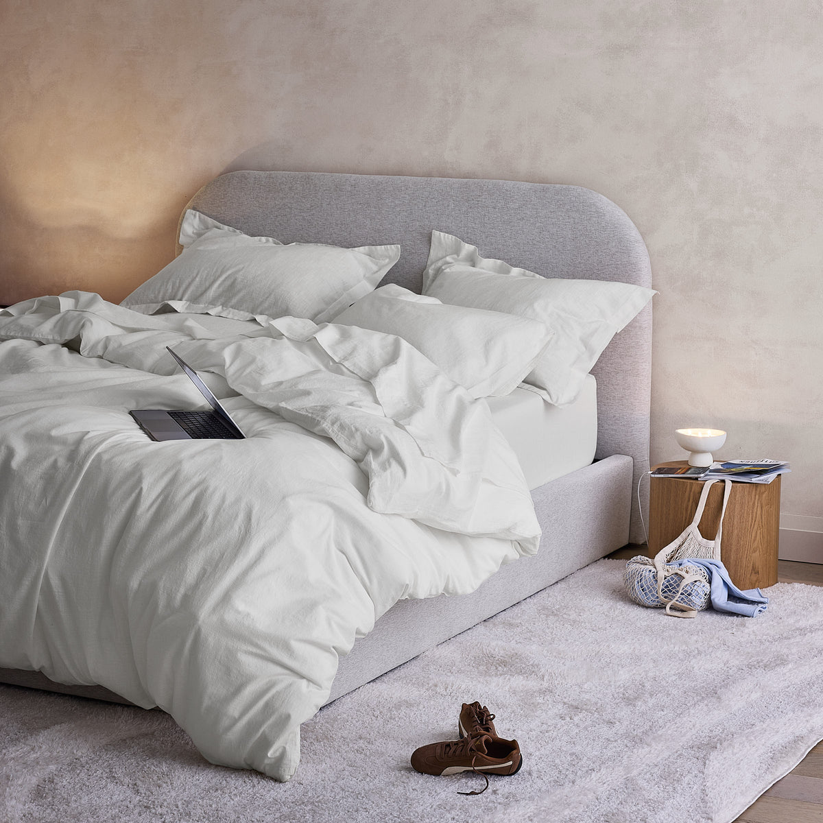 Cloud Relaxed Weave Sheet Set