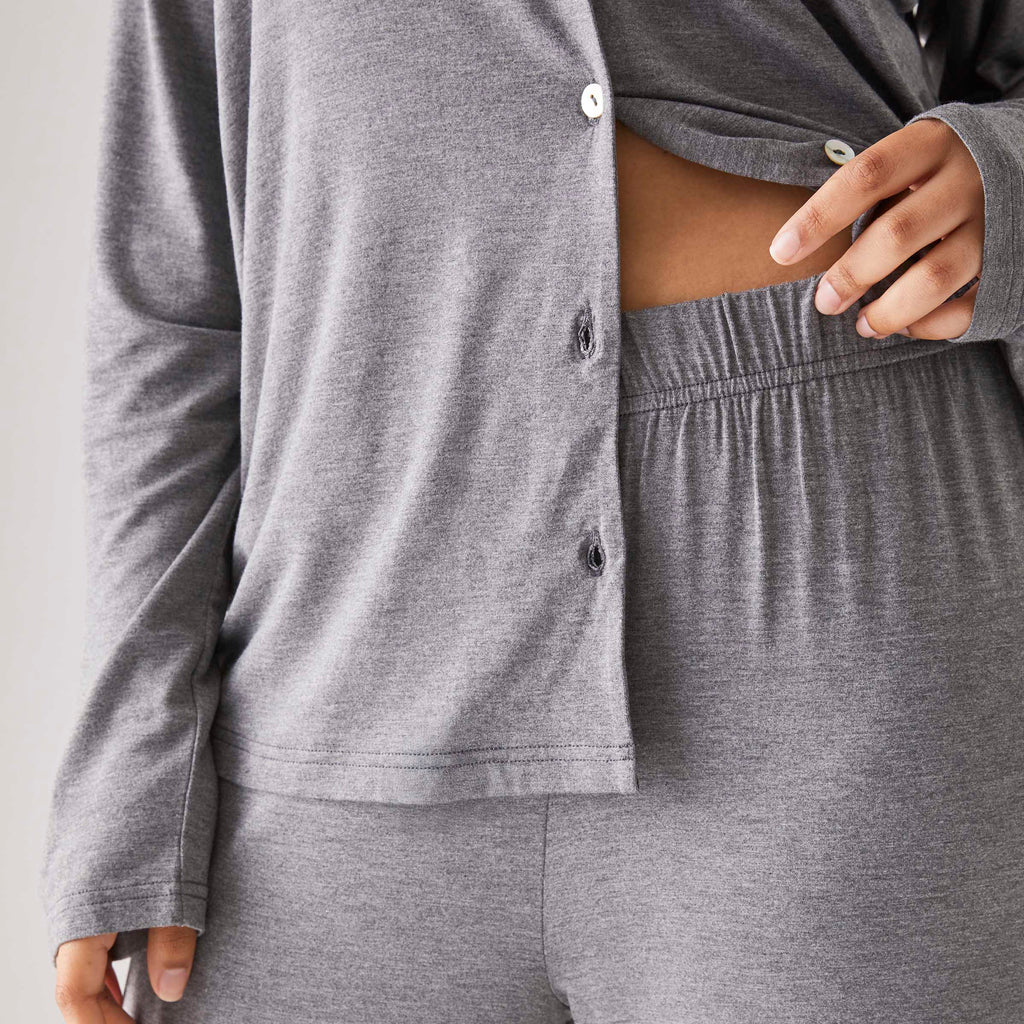 Iced Long PJ Top & Bottom Set