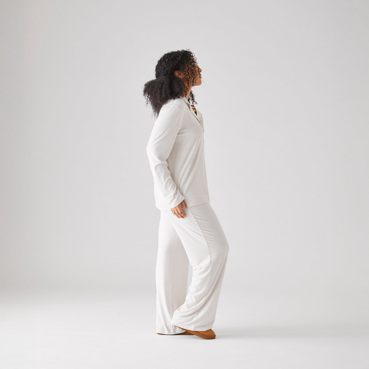 Iced Long PJ Top & Bottom Set