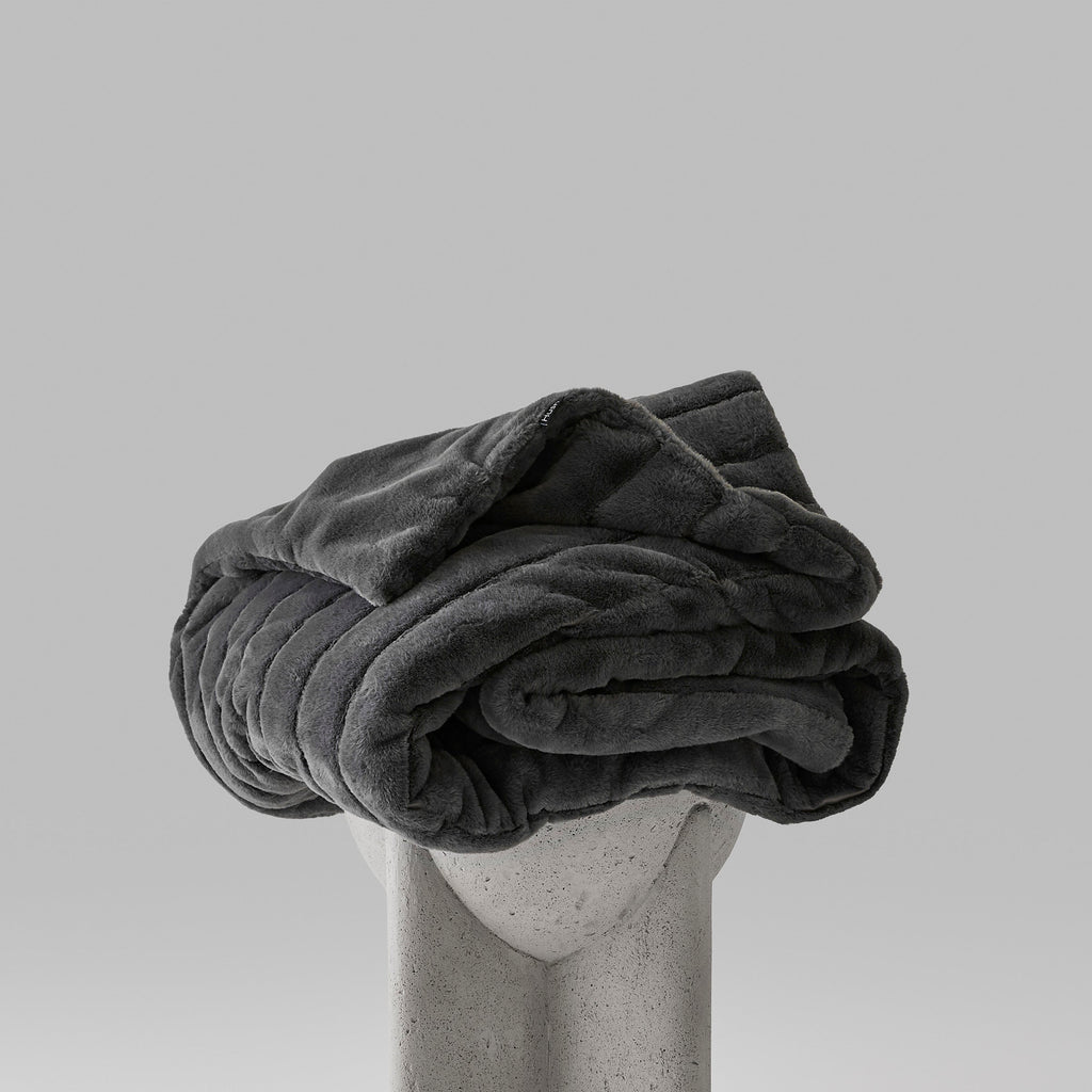 Plush Faux Fur Weighted Blanket
