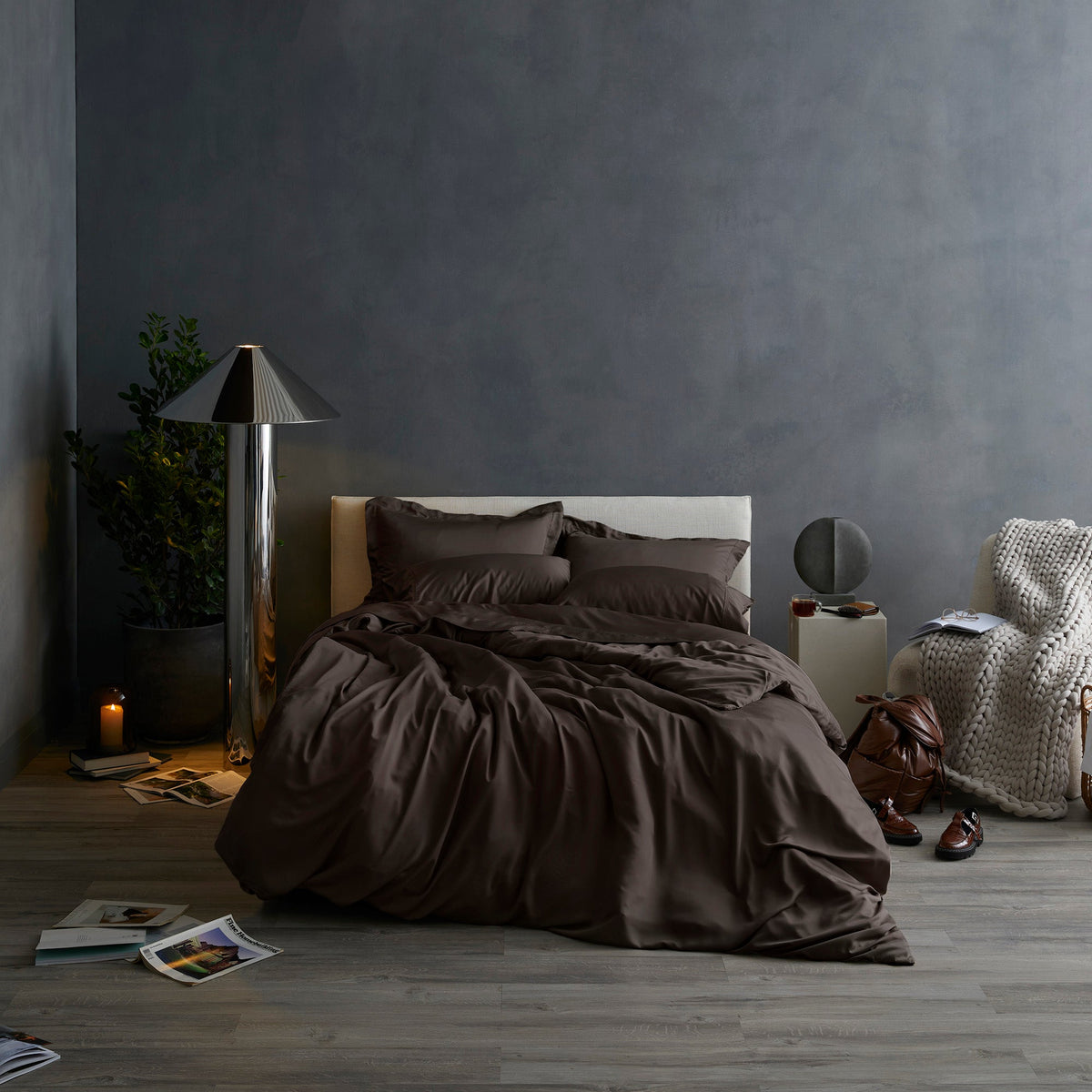Iced Cooling Bamboo Duvet Cover Set