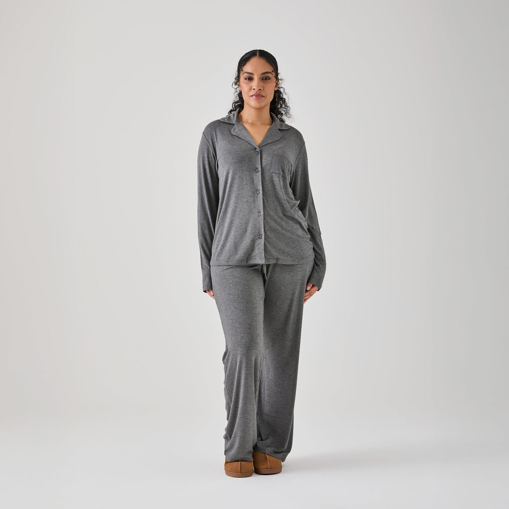 Iced Long PJ Top & Bottom Set