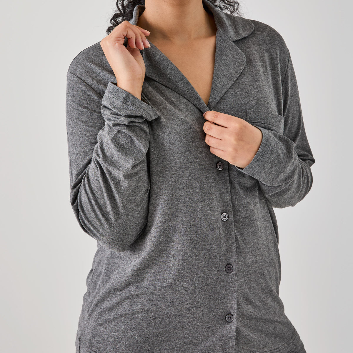 Iced Long PJ Top & Bottom Set