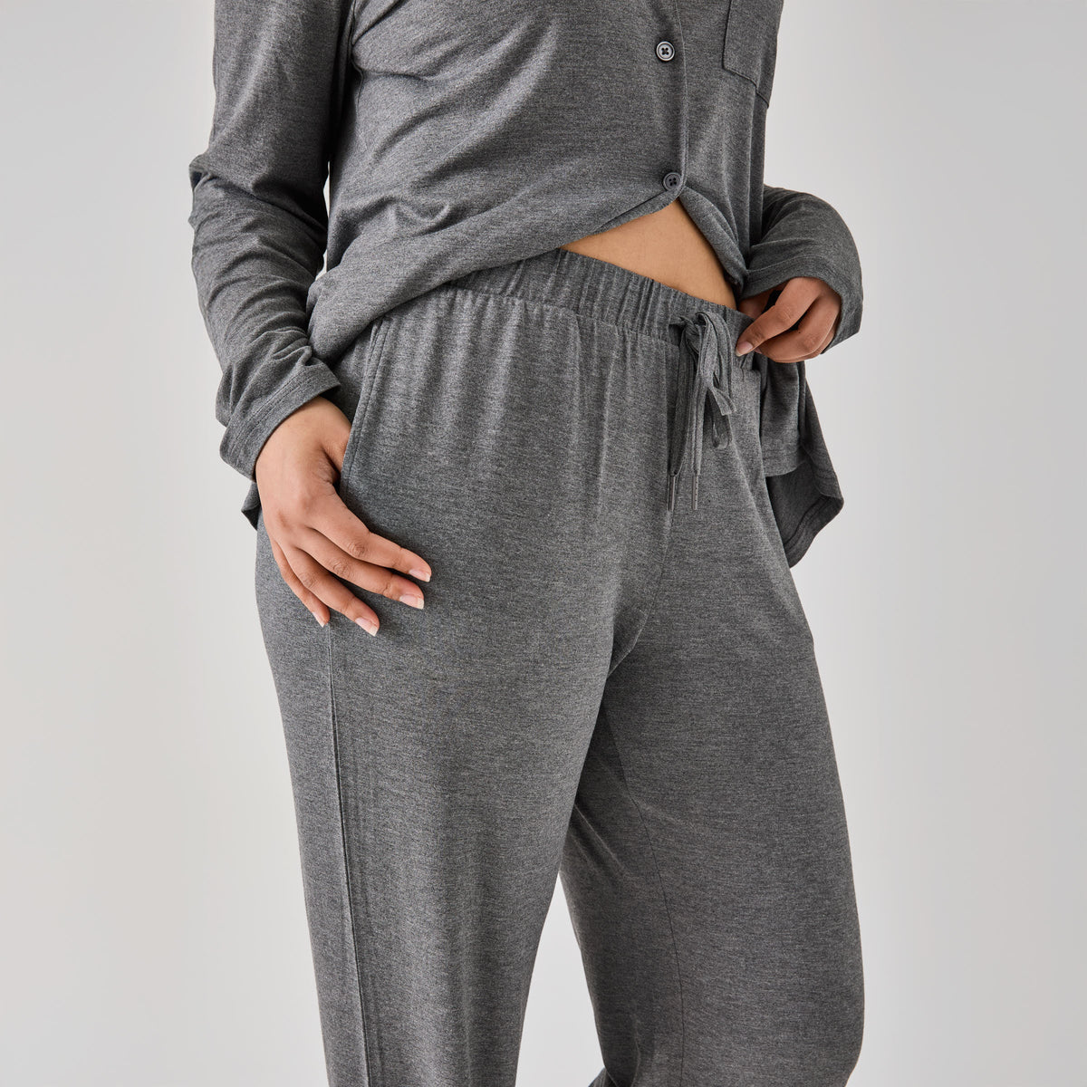 Iced Long PJ Top & Bottom Set