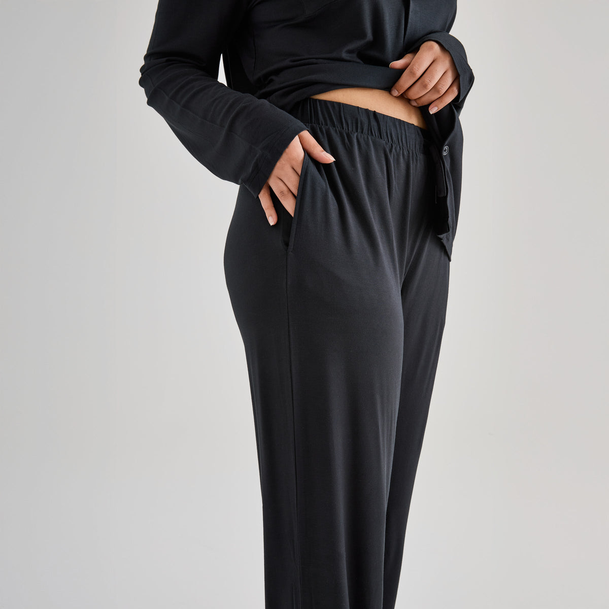 Iced Long PJ Top & Bottom Set
