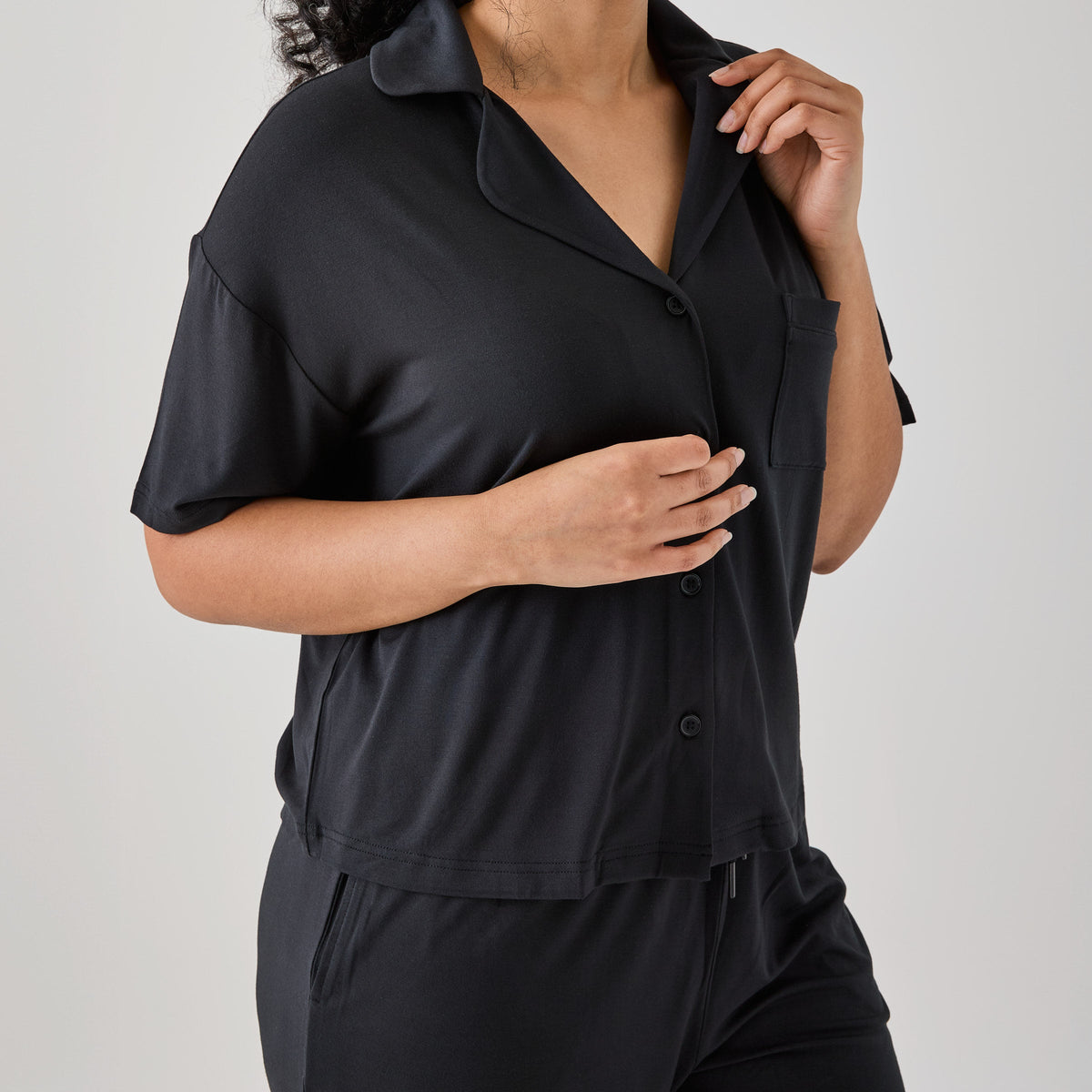 Iced Short PJ Top & Bottom Set