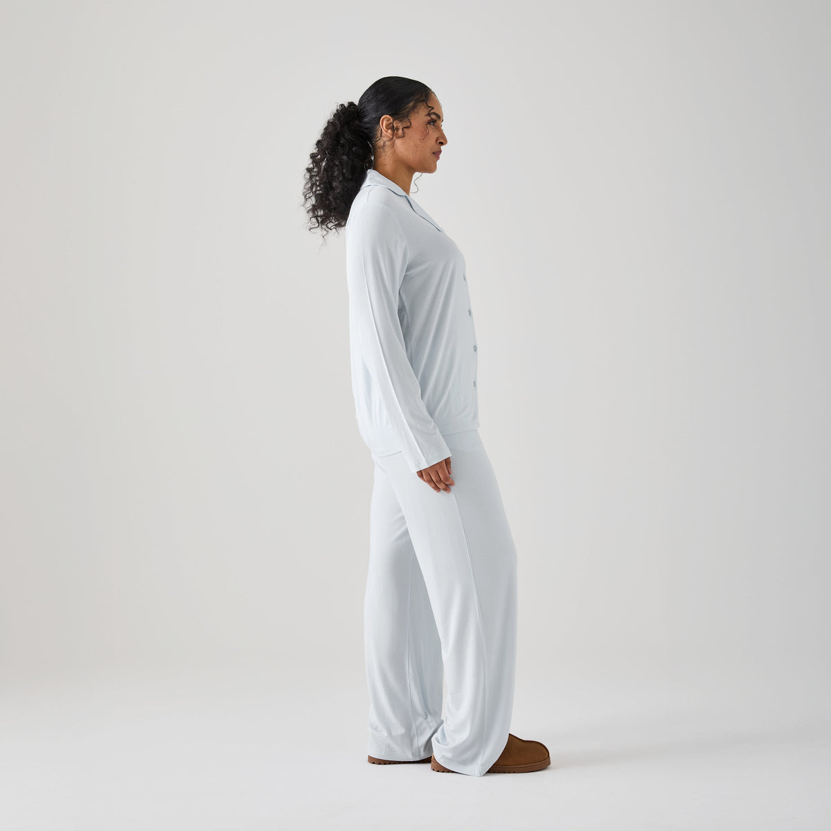 Iced Long PJ Top & Bottom Set