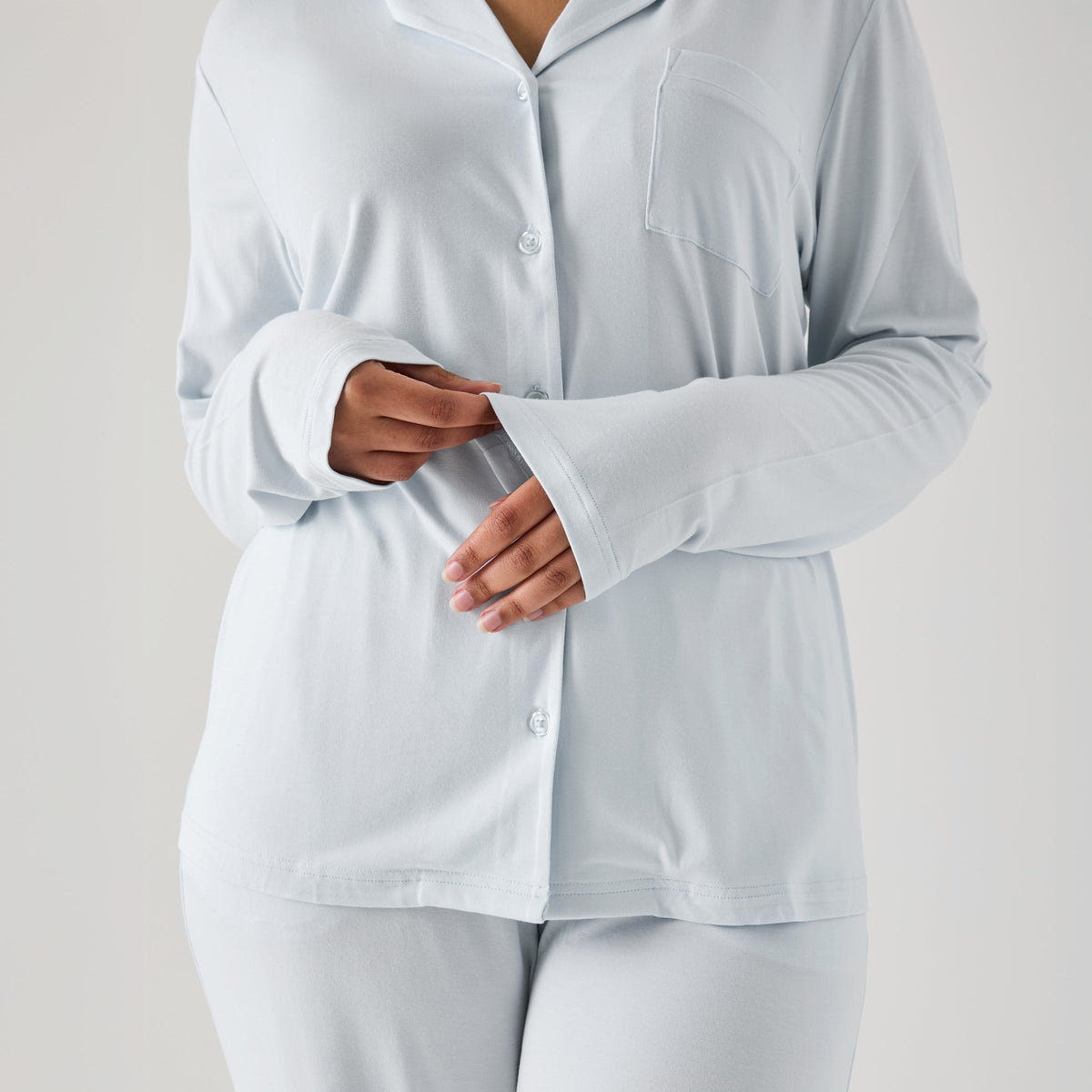 Iced Long PJ Top & Bottom Set