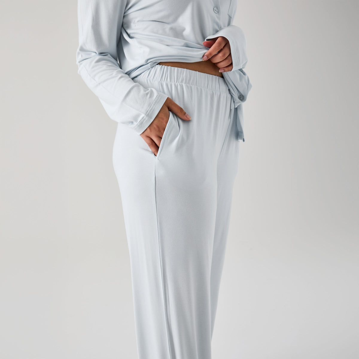 Iced Long PJ Top & Bottom Set