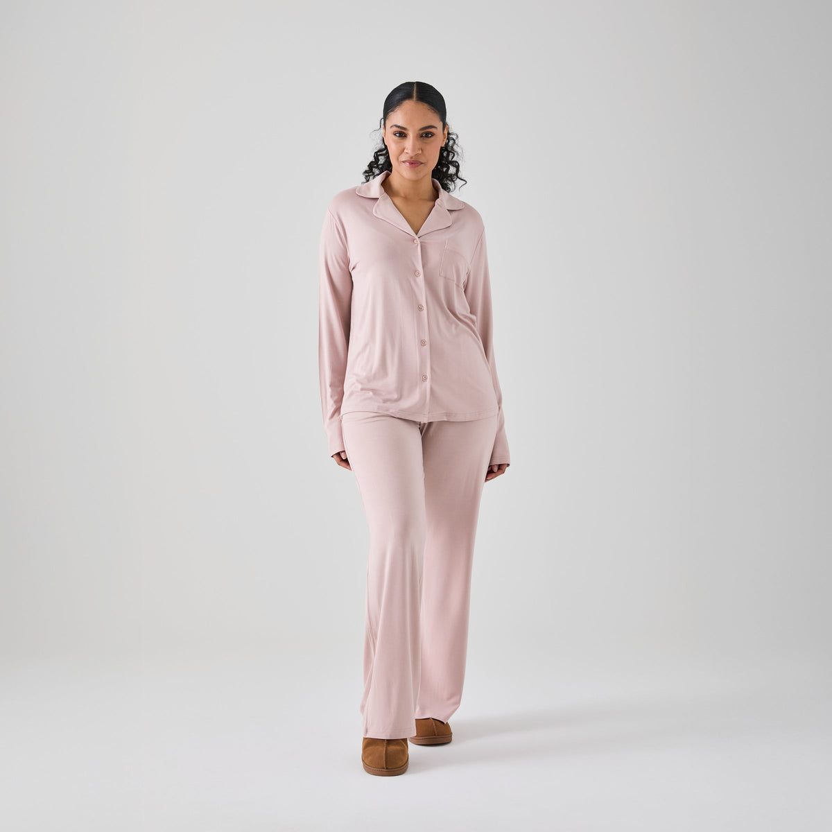 Iced Long PJ Top & Bottom Set