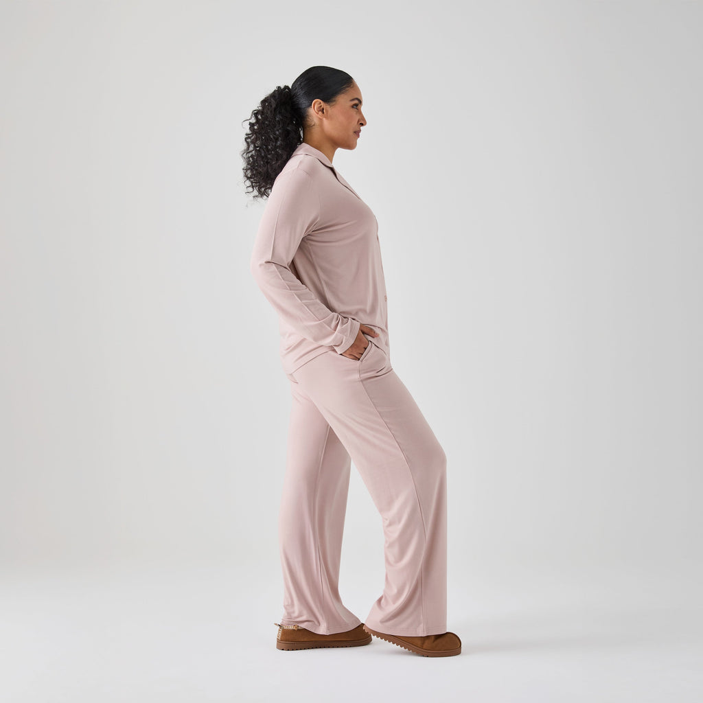 Iced Long PJ Top & Bottom Set