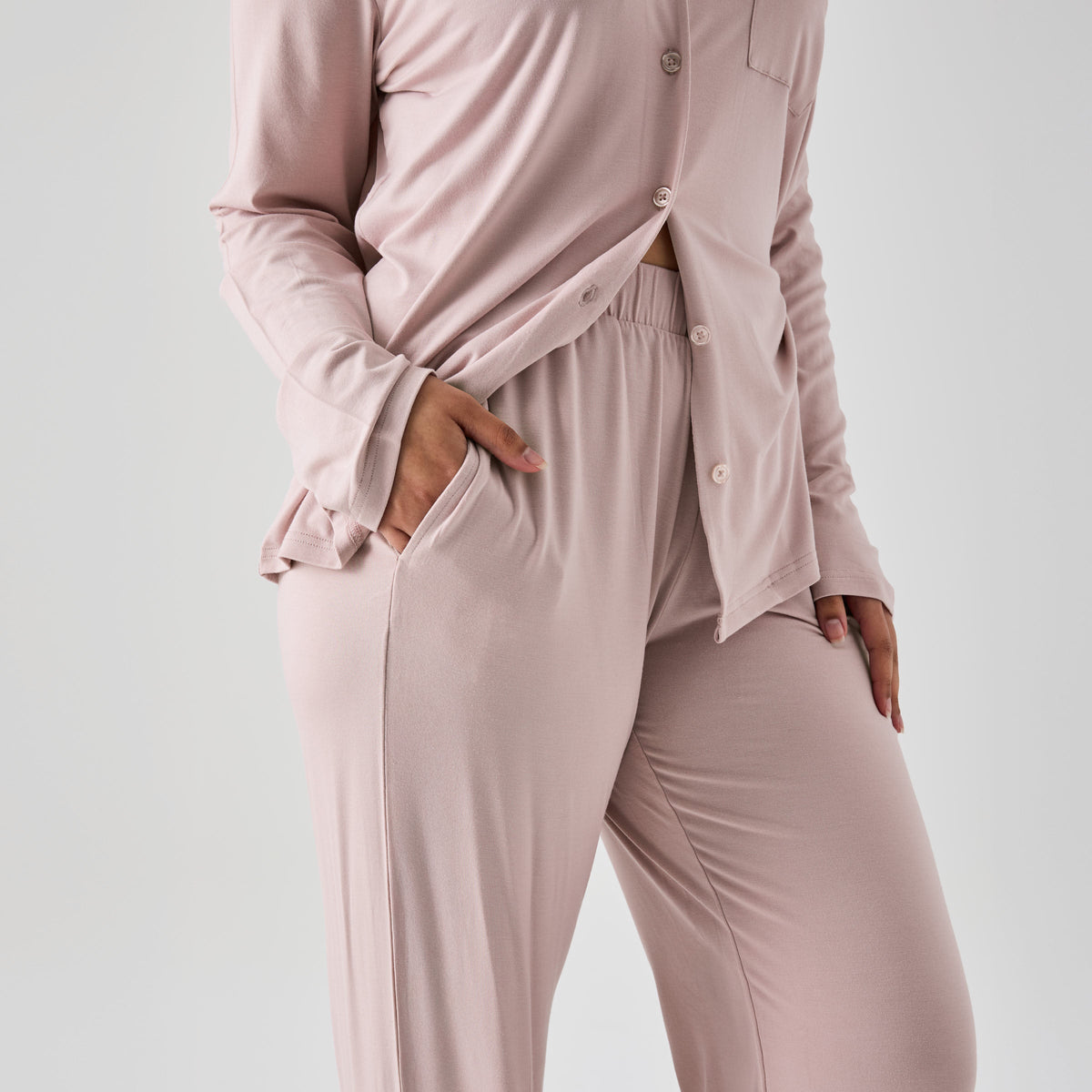 Iced Long PJ Top & Bottom Set